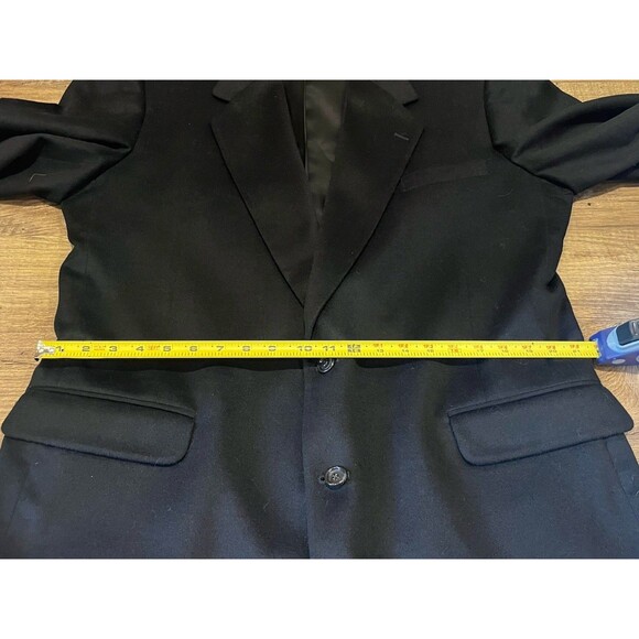 Fioravanti Couture Men’s Black 100% Cashmere Blazer Jacket Made in USA M - Picture 9 of 16